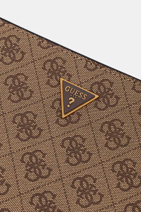Сумка чоловіча зі штучної шкіри Guess MILANO колір коричневий фото 4