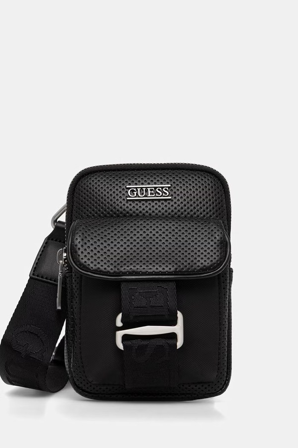 Сумка мужская из искусственной кожи Guess BOSTON цвет черный