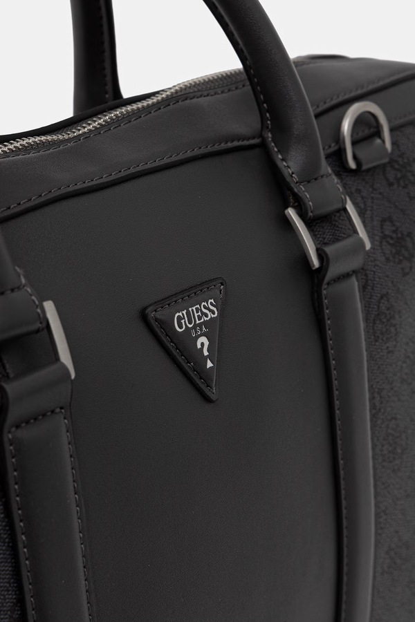 Сумка для ноутбука чоловіча Guess MILANO колір сірий фото 4