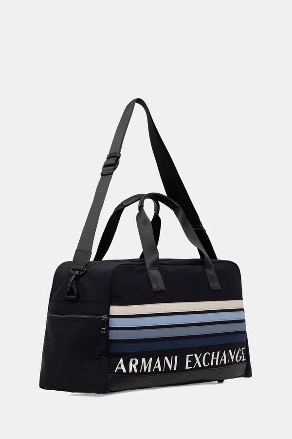 Дорожная сумка мужская Armani Exchange цвет темно-синий