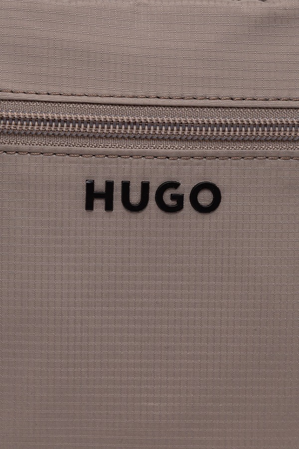 Сумка чоловіча HUGO EVERETT NS колір бежевий фото 4