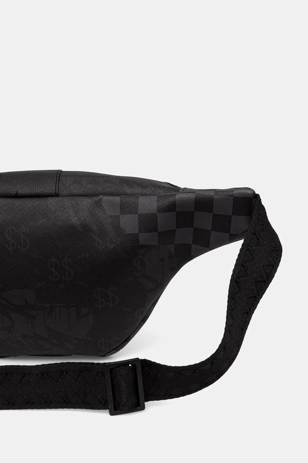 Бананка Sprayground колір чорний фото 2