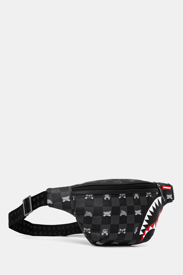 Бананка из искусственной кожи Sprayground цвет черный