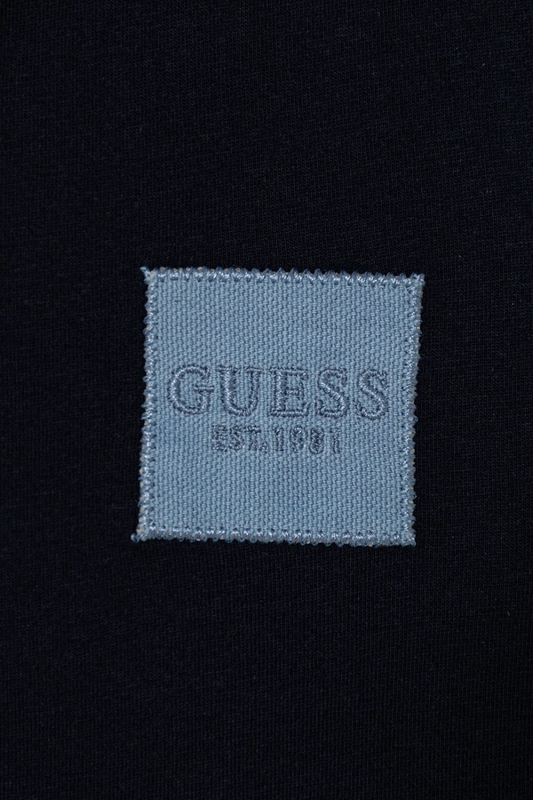 Бавовняна футболка лаунж Guess колір синій фото 2