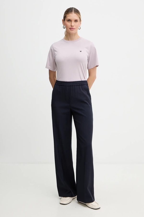 Бавовняна футболка Weekend Max Mara VENACO колір фіолетовий