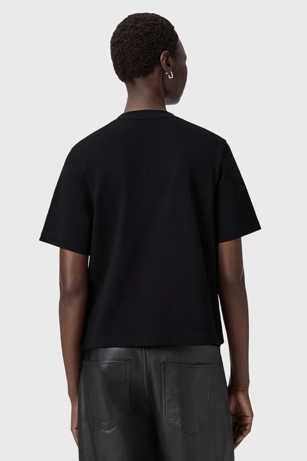 Бавовняна футболка AllSaints колір чорний