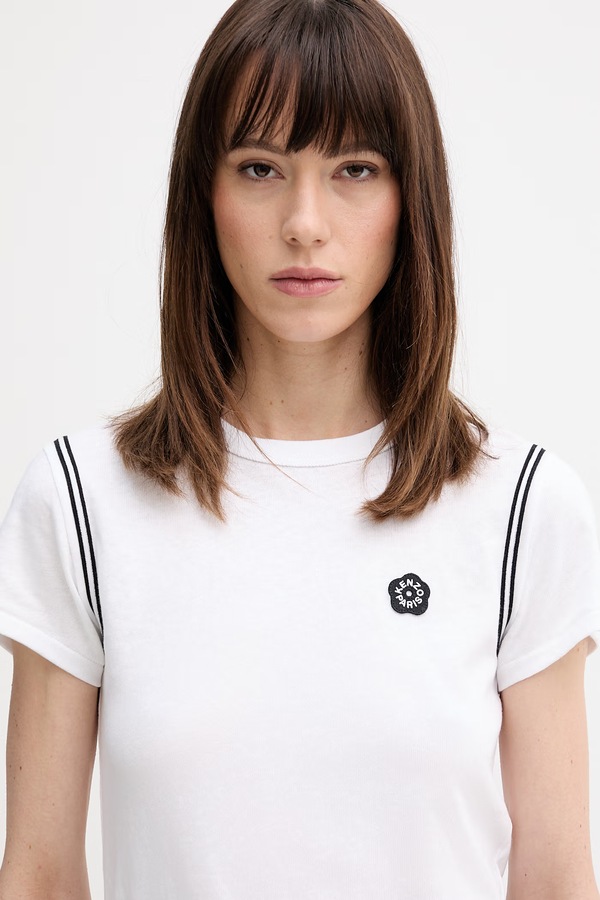 Футболка Kenzo колір білий фото 4