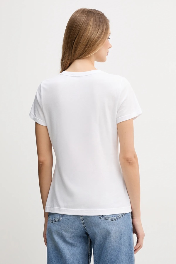 Футболка DKNY колір білий фото 2