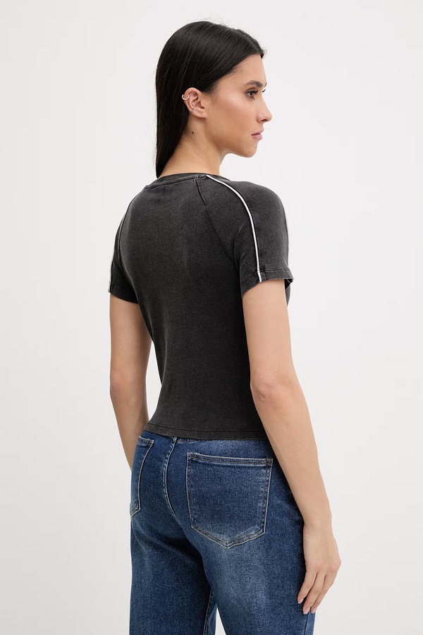 Футболка Guess Originals колір сірий фото 2