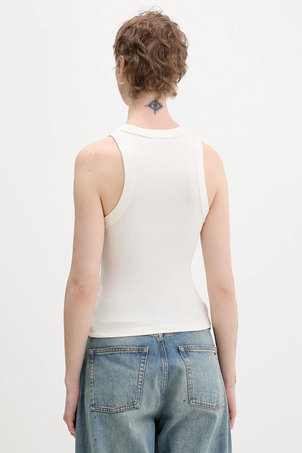 Топ Guess Jeans колір бежевий фото 2