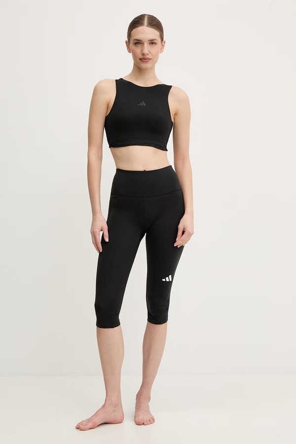 Топ для йоги adidas Performance Motion цвет черный