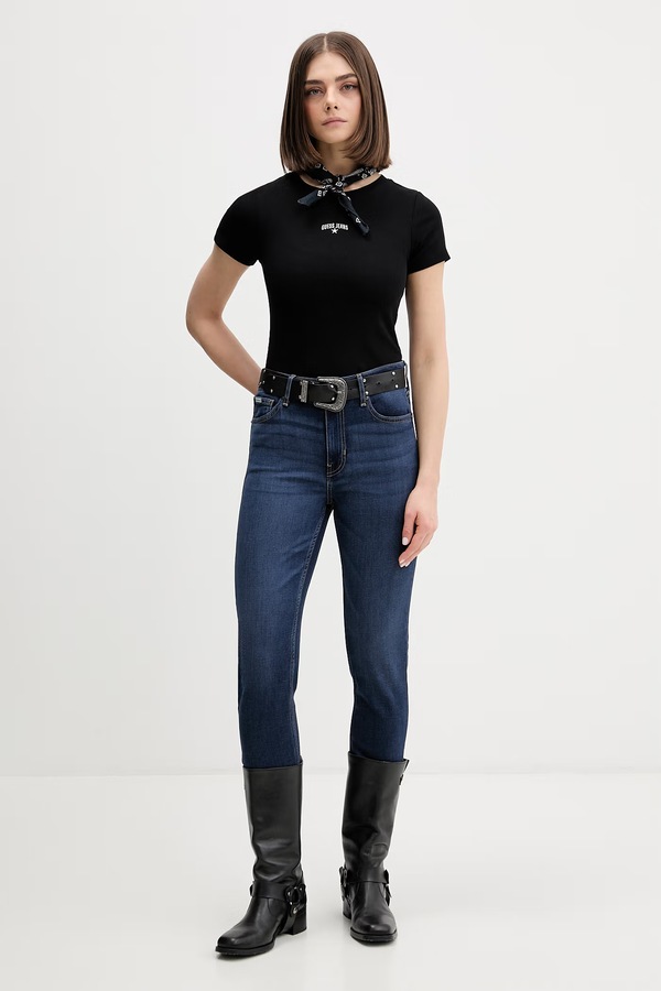 Футболка жіноча Guess Jeans колір чорний