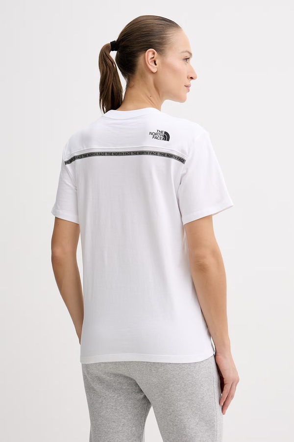 Футболка жіноча бавовняна The North Face ZUMU колір білий фото 3