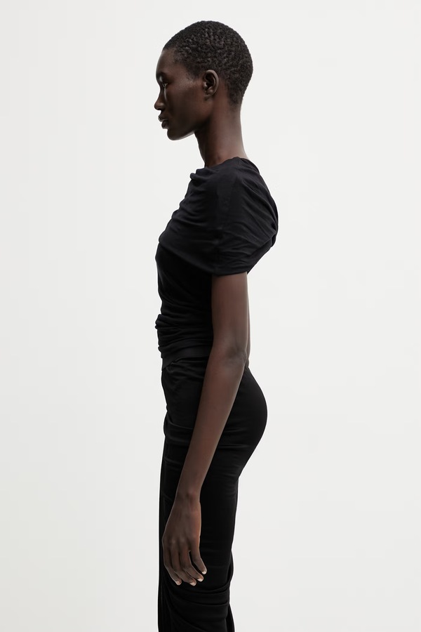 Блузка на бретельках жіноча віскозна Rick Owens Lilies Lola колір чорний