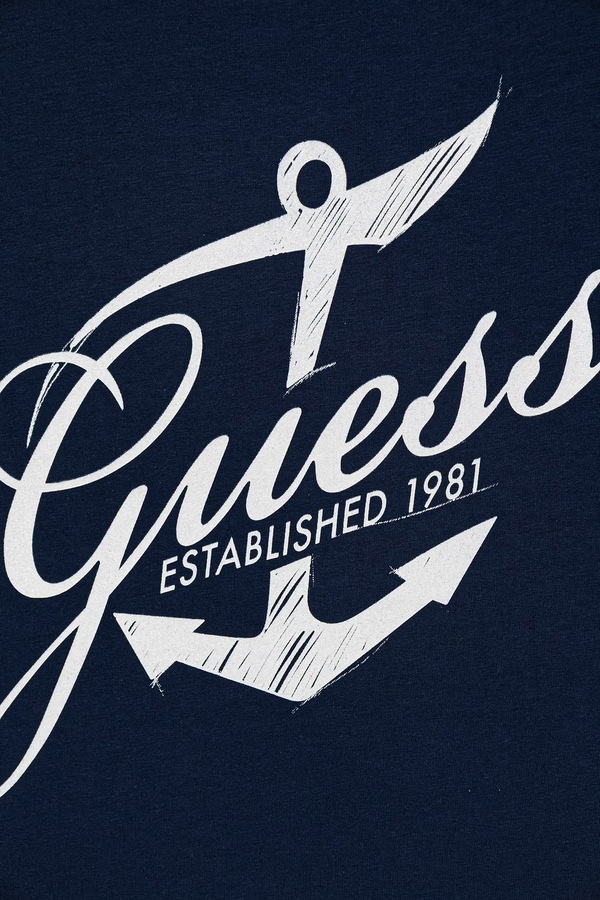 Дитяча футболка Guess колір синій фото 2