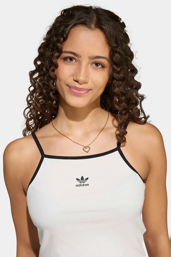 Дитячий топ adidas Originals колір білий фото 3