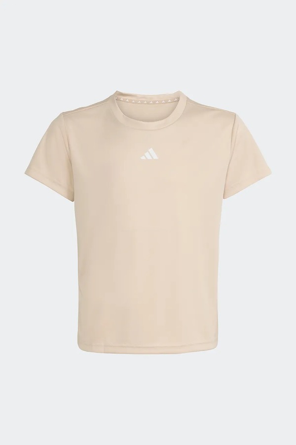 Футболка для тренувань дитяча adidas колір бежевий фото 2