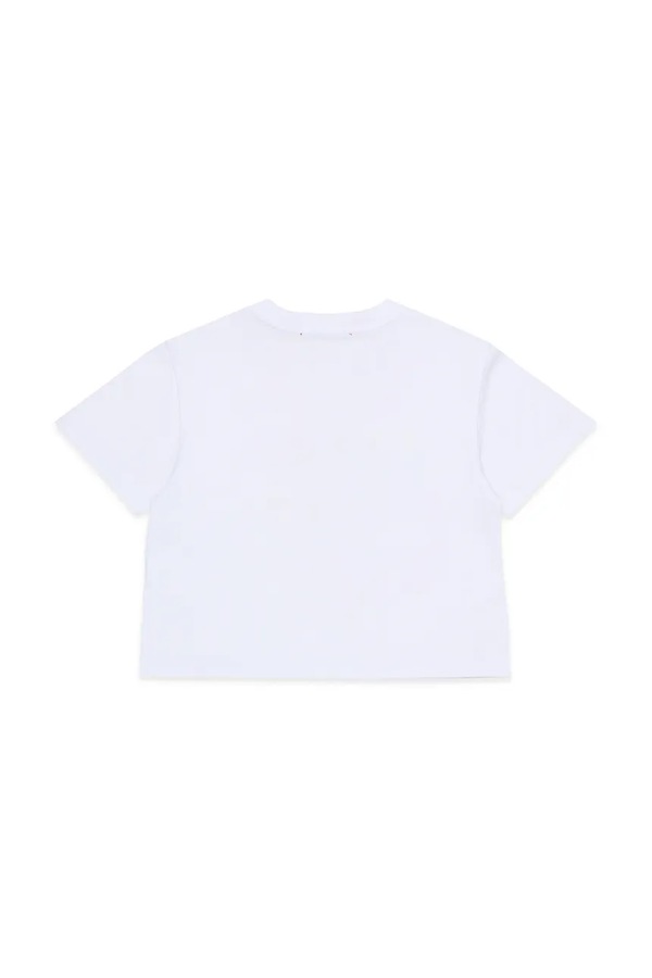 Дитяча бавовняна футболка Max&Co. MAXT31F T-SHIRT колір білий
