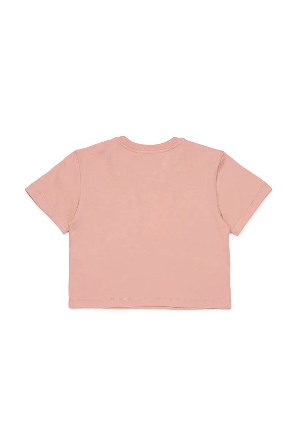 Дитяча бавовняна футболка Max&Co. MAXT34F T-SHIRT колір помаранчевий