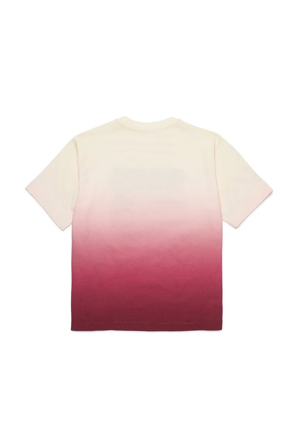 Детская хлопковая футболка Max&Co. MAXT38F T-SHIRT цвет бежевый