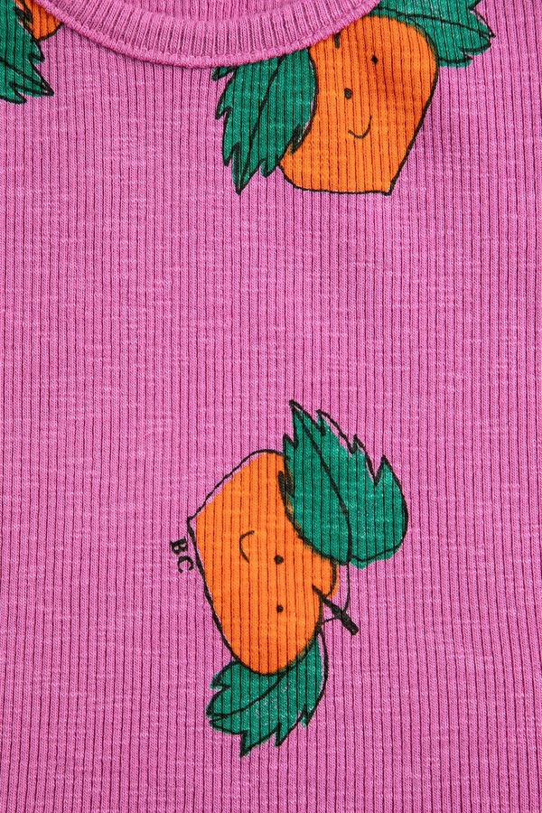 Футболка для немовлят Bobo Choses Tangerine колір рожевий фото 4