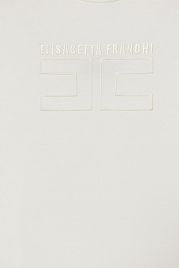 Детская футболка Elisabetta Franchi цвет бежевый фото 2