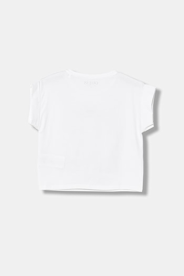 Дитяча футболка Guess колір білий фото 2