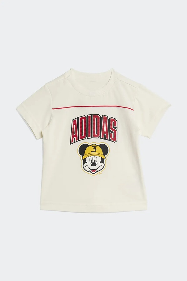 Детская хлопковая футболка adidas DISNEY цвет бежевый