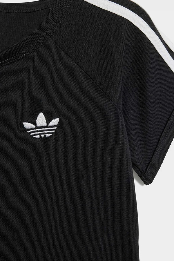 Дитяча футболка adidas Originals колір чорний фото 4