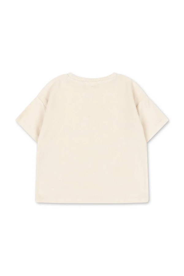 Дитяча футболка Konges Sløjd ITTY TEE GOTS колір бежевий фото 2