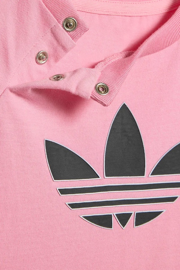 Футболка дитяча бавовняна adidas Originals колір рожевий фото 2