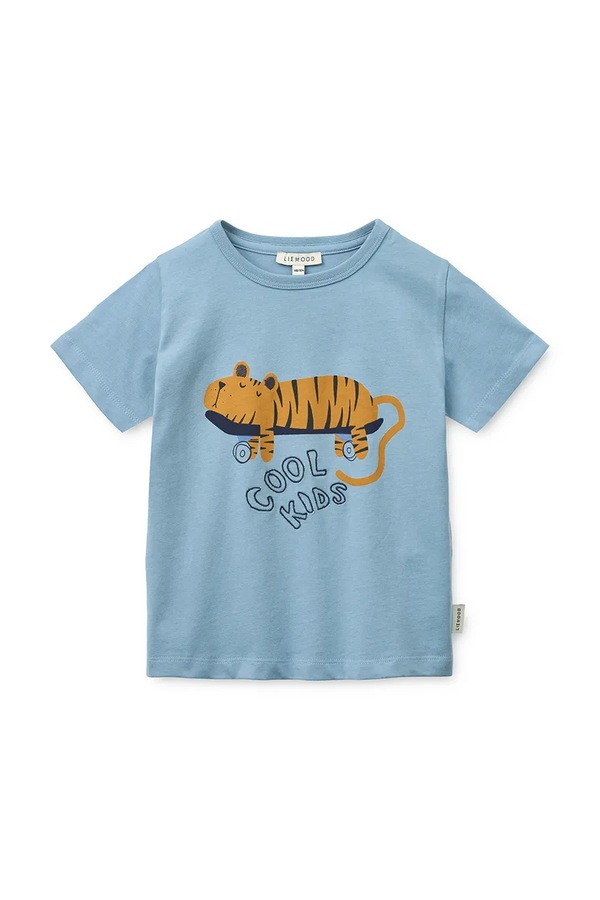 Дитяча бавовняна футболка Liewood Apia Placement Shortsleeve T-shirt