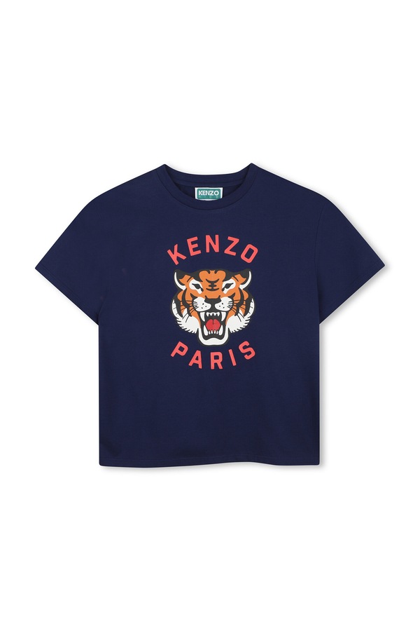 Детская хлопковая футболка Kenzo Kids