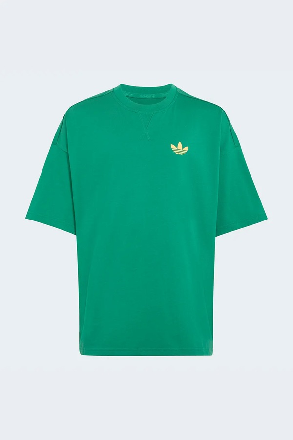 Футболка дитяча бавовняна adidas Originals колір зелений