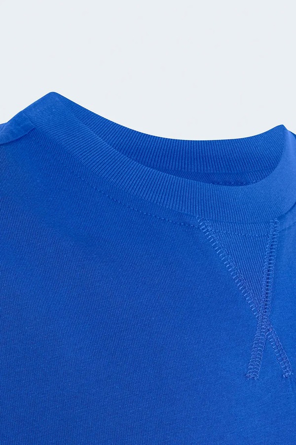 Футболка дитяча бавовняна adidas Originals колір блакитний фото 2