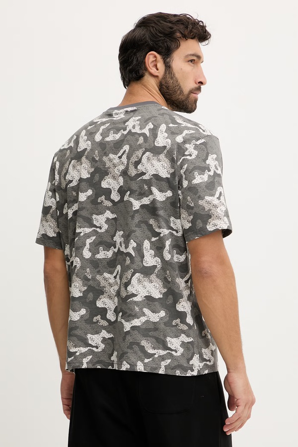 Бавовняна футболка Guess CHAYTON колір сірий фото 3