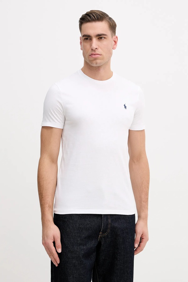 Бавовняна футболка Polo Ralph Lauren 2-pack колір білий