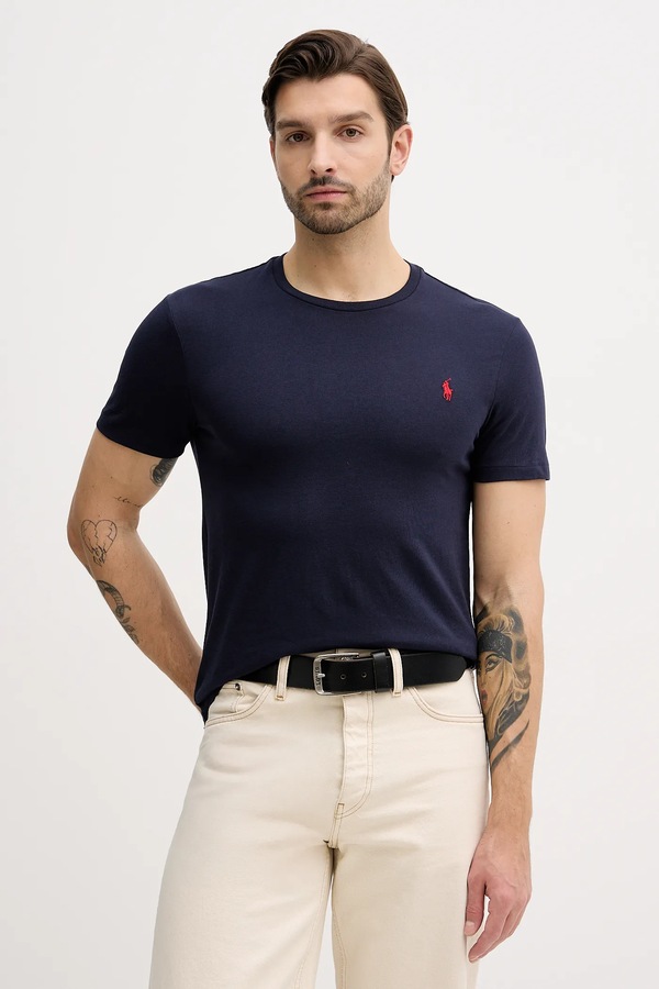 Бавовняна футболка Polo Ralph Lauren 2-pack колір білий
