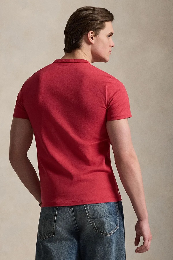 Бавовняна футболка Polo Ralph Lauren колір рожевий фото 2
