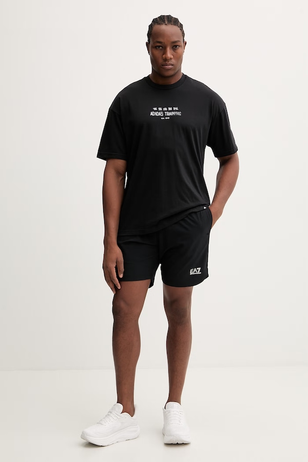 Футболка для тренувань чоловіча adidas Performance колір чорний фото 2