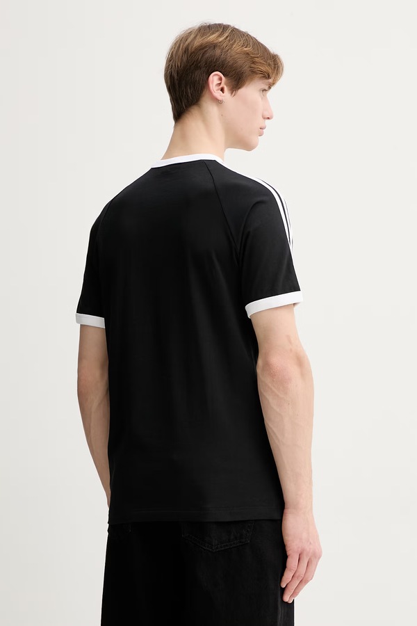Хлопковая футболка adidas Originals цвет черный фото 2