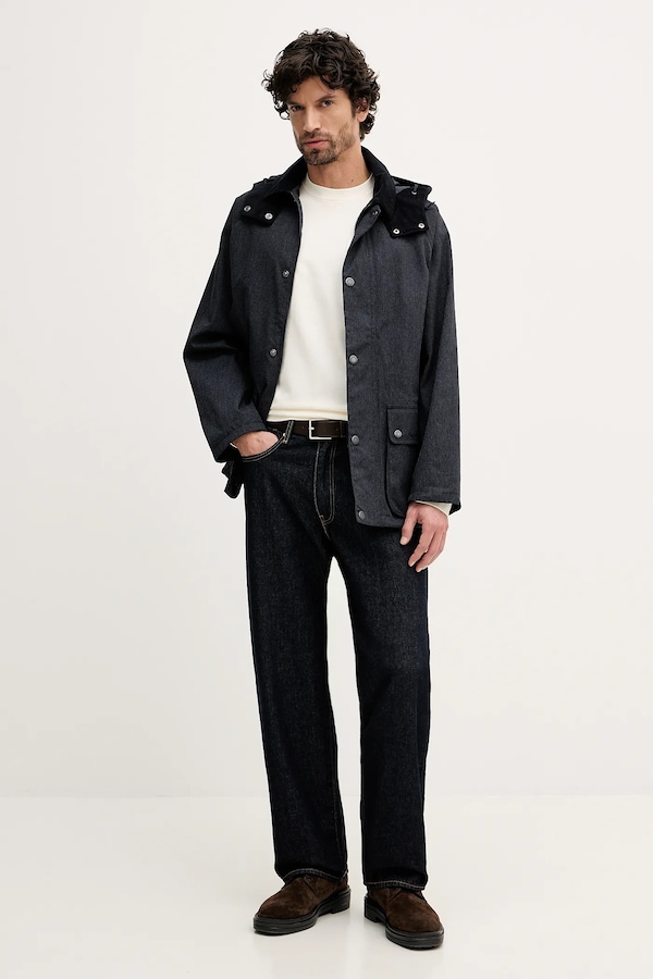 Лонгслів Barbour колір бежевий