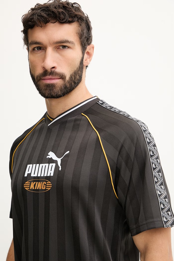 Футболка Puma KING Relaxed Football Jersey колір чорний фото 4