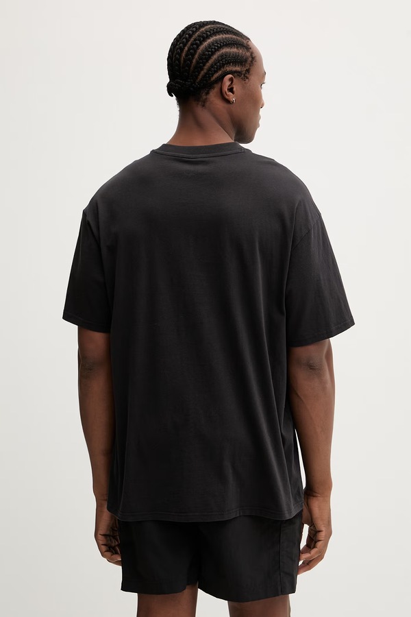 Хлопковая футболка Puma Junior Varsity Tee цвет черный фото 2