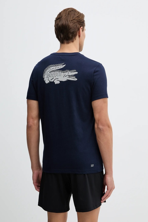 Футболка мужская Lacoste цвет черный фото 2