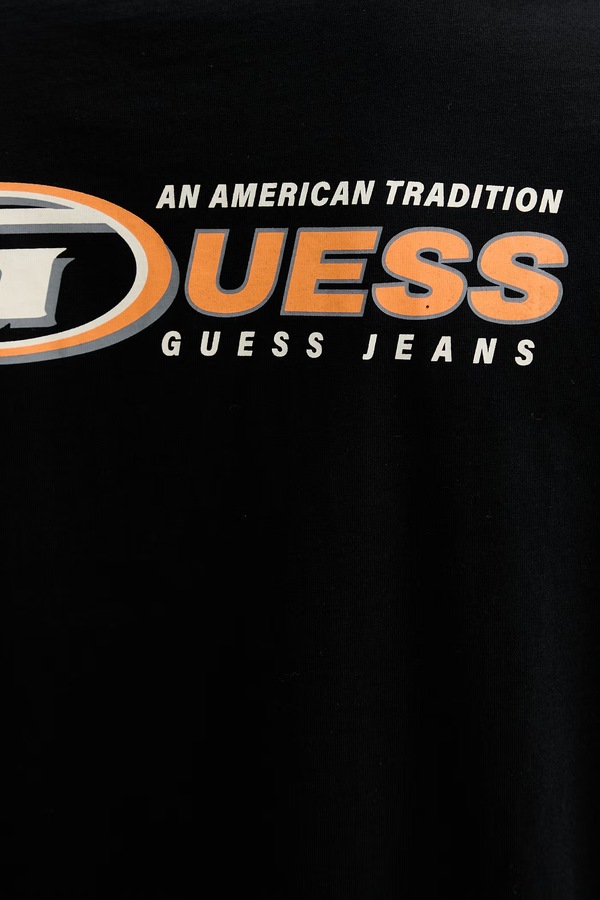 Футболка Guess Jeans колір чорний фото 4