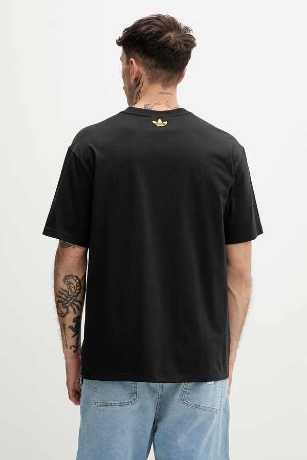 Футболка мужская хлопковая adidas Originals цвет черный фото 2
