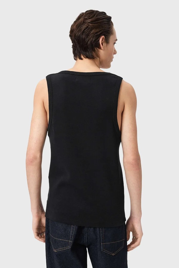 Майка-боксерка мужская хлопковая AllSaints AXEL цвет черный