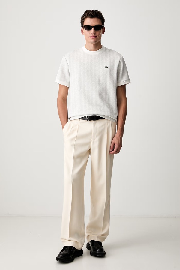 Футболка чоловіча Lacoste колір сірий