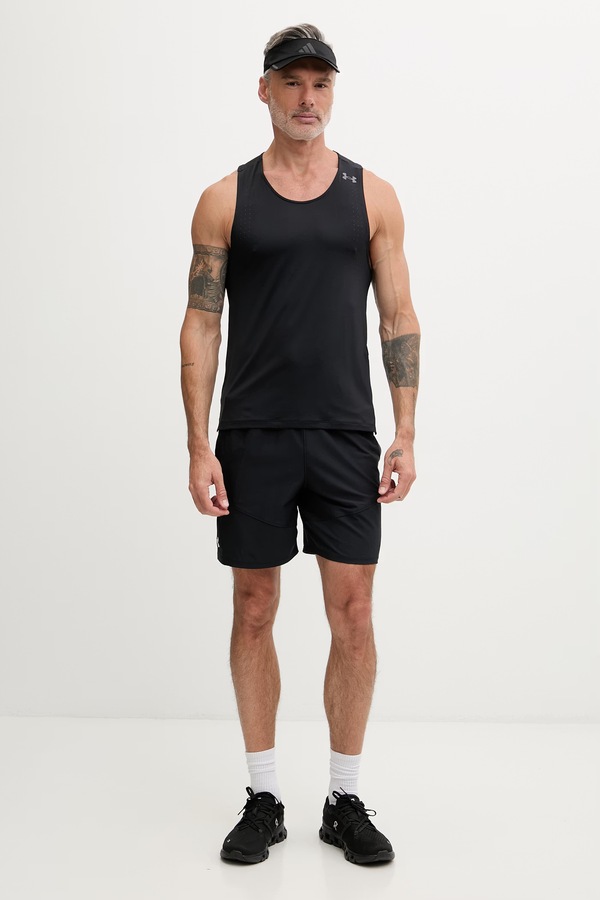 Топ для тренувань чоловічий Under Armour Velociti колір чорний фото 2